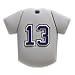 CAPerz - Baseball Jersey No. 13 - Gray/Navy/White