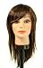 19" Long Dark Auburn,Strawberry Blonde side layers / bangs synthetic wig