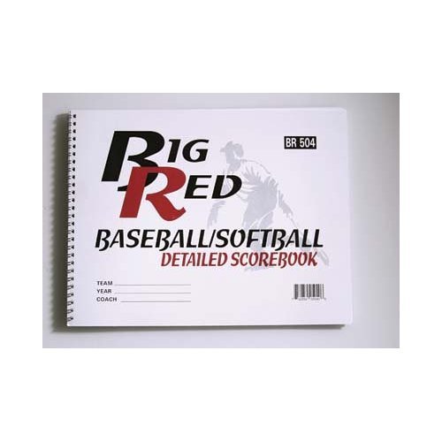 Big Red Detailed Baseball/Softball Scorebook - 11 Player Version
