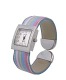 Geneva Platinum Candy Stripe Fashion Watch 41LsA89 MzL. SL160 Geneva Platinum Candy Stripe Fashion Watch