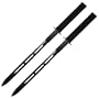 Twin Ninja Fighting Swords Black