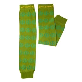 Hugalugs Organic Legwarmers (Sage Peace)