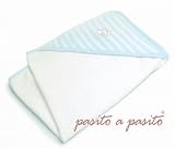 Pasito A Pasito Bleu Bébé Bain de Cape 70x 70xcm