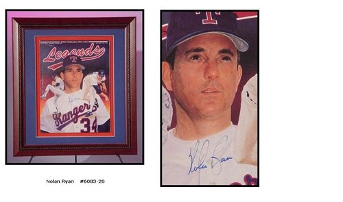 Nolan Ryan Autographed/Hand Signed Legends Magazine