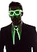 NEON NIGHTLIFE Light Up Neck Tie Men's Fiber Optic Novelty Lighted, Green