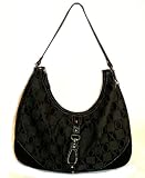 XOXO Marcia Black Jacquard Hobo Handbag