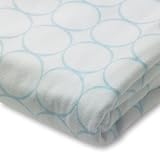 SwaddleDesigns Cotton Flannel Mod Circles Fitted Crib Sheet, Pastel Blue SwaddleDesigns Cotton Flannel Mod Circles Fitted Crib Sheet, Pastel Blue