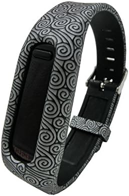 Smarfan Silicon Wristband for Fitbit One /Bracelet Band for Fitbit One Wirelss Activity Plus Sleep /Replacement band for Fitbit One (Wave)