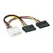 S-ATA Y-Stromkabel 1x 4pin an 2x 15pin, L�nge: ca. 15cm