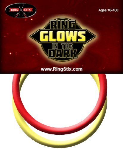Ring Stix Rings Red And Glow-in-The-Dark
