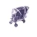 Comfy Baby Rain Cover for Twin Limo Tandem 2 Canopy Double Strollers - Navy - one color, one size
