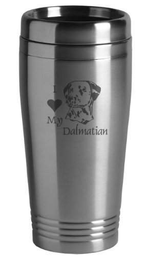16-ounce Stainless Travel Mug My Dalmatian
