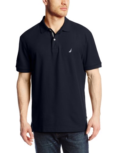 Nautica Men's Short-Sleeve Solid Deck Polo Shirt