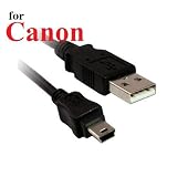 Maxim - Compatible USB Cable lead IFC-300 IFC-400PCU  for Canon 1000D, 500D, 550D, 450D, 400D, 300D, 30D, 40D, 50D, 5D, 5D MkII, 1D, 1Ds, Rebel T1i, Rebel XSi, Rebel XTi, Rebel XS. G3, G4, G5, G6, G7, G9, G10, G11, By Maxim Foto Supplies.