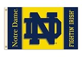 NCAA Notre Dame Fighting Irish 2-Sided 3-by-5 Foot Flag with Grommets