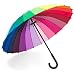 Color Spectrum Rainbow Umbrella, Stick