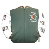Miami Hurricanes ( University of ) NCAA Adult Varsity National Champions Jacket