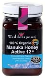 Wedderspoon Organic Raw Organic Manuka Honey Active 12+-17.6 oz (Quantity of 2)