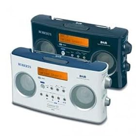 Roberts Radio RD-55 FM RDS/DAB Digital Radio Recorder Colour BLACK