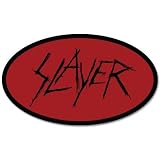 SLAYER thrash metal car bumper sticker 5" x 3"
