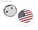 USA US American Flag Patriotic Design Souvenir Pinback Badge Button Pins - 1.5