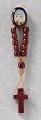 Rosary Lapel Pin with Cross - Divine Mercy - MADE IN ITALY