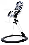Little Helper Zooper Collapsible Retro Highchair (Blue and Black)