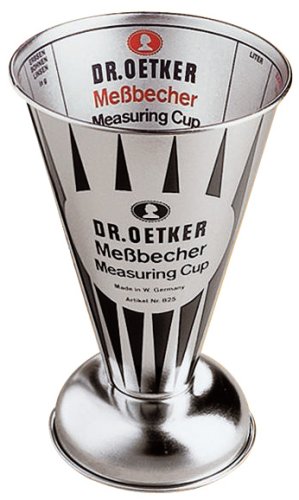 Dr. Oetker 2825 Back-Helfer Classic Messbecher 0,5L Nostalgie
