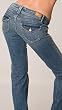 Paige Premium Denim Pico in Medium Clean W/Crease