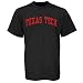 Texas Tech Red Raiders Black Vertical Arch T-shirt