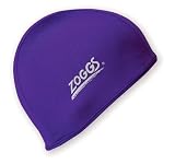 Zoggs Deluxe stretch Spandex swimming cap - (Colour: Purple)