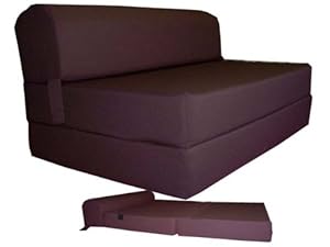 Amazon.com: Brown Sleeper Chair Folding Foam Bed Sized 6quot; Thick X 32 