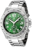 Click for larger image and other views for Swiss Legend Men's 50041-88 Eograph Collection Chronograph Green Dial Stainless Steel Watch
