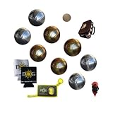 Gold and Silver Petanque Bocce Ball Set