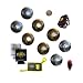 Gold and Silver Petanque Bocce Ball Set