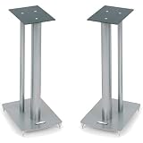 Soundstyle Z-2 Hi-Fi Speaker Stands - Silver - from Stand & Deliver