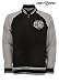 Eight2Nine Men College Sweat Jacket, grau/schwarz