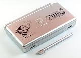 Silver Zelda Phantom Hourglass Nintendo DS Lite Complete Full Housing Shell Case Replacement Repair w/ Hinge Set