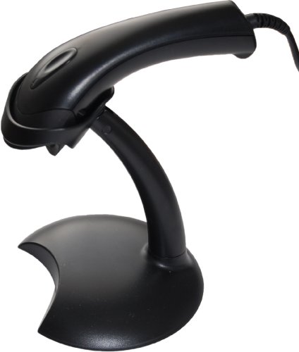 USB LONG RANGE Barcode-Scanner AS-8000 Gehäuse in schwarz incl. Ständer