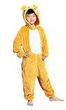 Tonwhar Cute Bear Kids Kigurumi Pajamas Cosplay Onesie for Children (105(height:45.27