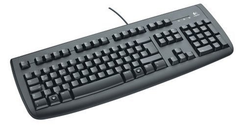 Logitech Deluxe 250 Tastatur USB schwarz OEM