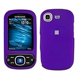 Samsung Strive A687 Rubber Dr. Purple Protective Case Faceplate Cover