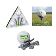 Golf Fan Geschenkset - Golfball, Markierer und Tee