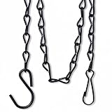 GrayBunny GB-6818 Hanging Chain, 35 Inch, Black, For Bird Feeders, Planters, Fixtures, Lanterns, Suet Baskets, Wind Chimes and More! Outdoor / Indoor Use...