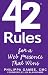 42 Rules for a Web Presence That Wins: Essential Business Strategy for Website and Social Media Success 42 Rules for a Web Presence That Wins: Essential Business Strategy for Website and Social Media Success