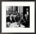 Belgian Writer, George Simenon at Dinner with Ballerina, Josephine Baker and Some Fri...
