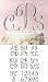Silver Monogram Wedding Cake Topper Initials - Set of 3