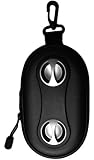 Champion CWP-SPK-BLK Champion Wireless Portable Dual Stereo Speakers with Zipper Pocket and Clip for 3.5mm Ported Devices- Black-Speakers-Retail Packaging-Black