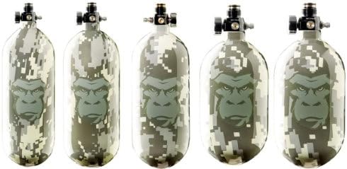 Guerrilla Air 4500 psi Carbon Fiber Tank w/Myth (click-a-Size/Color)