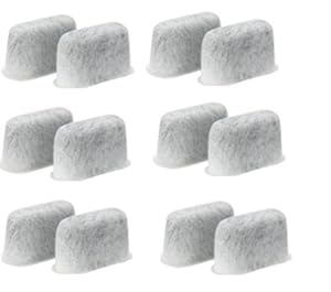12 Replacement Charcoal Water Filters For Cuisinart Coffee Machine